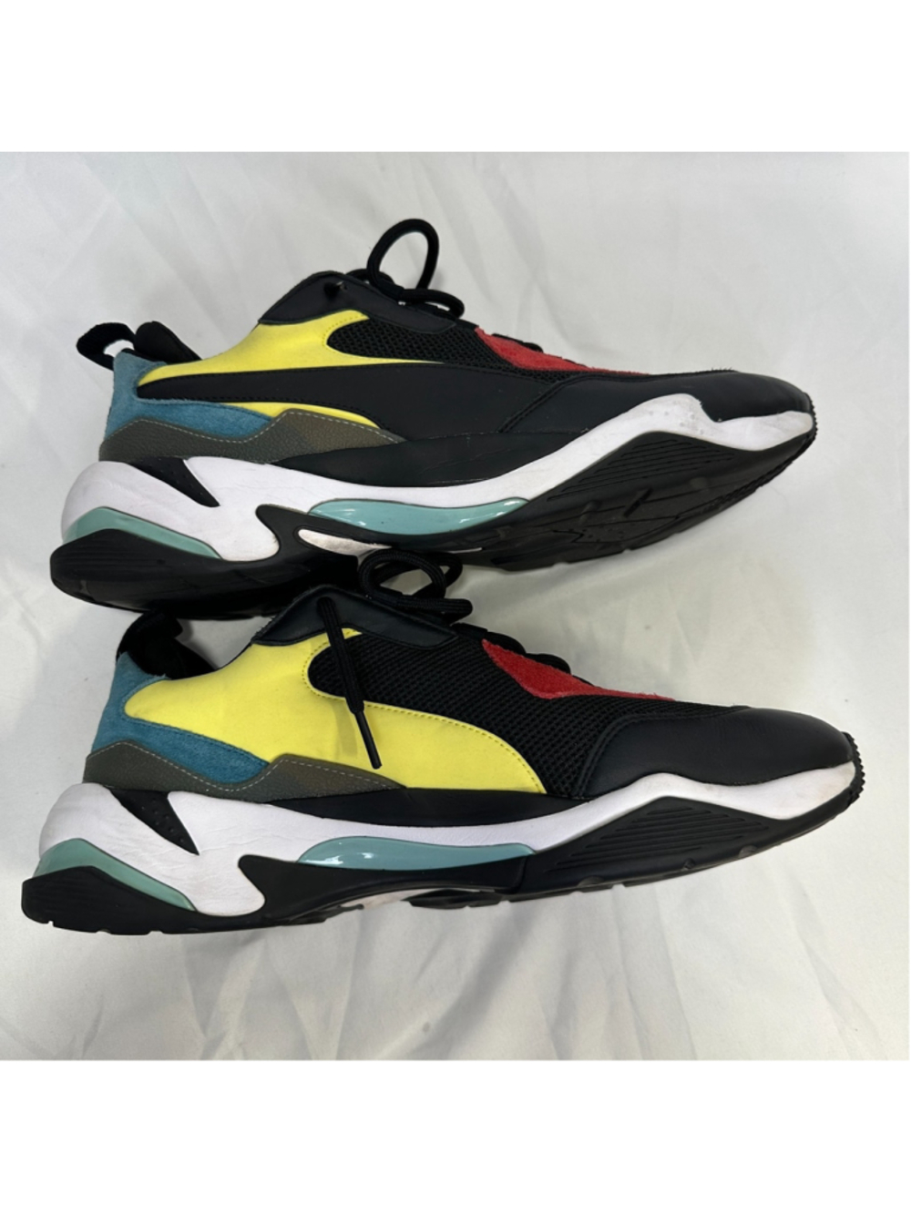 Puma Thunder Electric Black Multicolor Chunky Sneakers Men's Size 11.5 - Picture 2 of 13